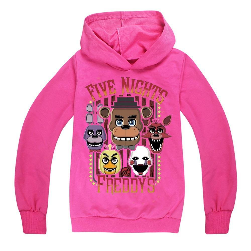 Five nights at Freddy's Hoodies Kids Boys Girls Casual Hooded Jumpers Tops UK - Picture 26 of 27