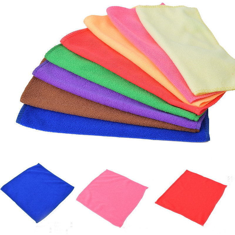 Microfiber Towel Kitchen Home Cleaning Cloth Auto Detailing Polishing Cloth ﻿