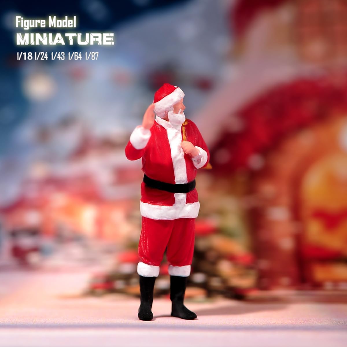 Miniaturas Diorama 1/18 1/24 1/64 1/43 1/87 Escala Navidad Serie Adornos Sce - Imagen 25 de 38