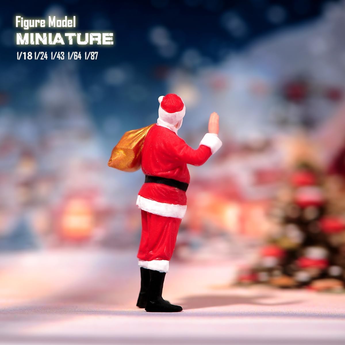 Miniaturas Diorama 1/18 1/24 1/64 1/43 1/87 Escala Navidad Serie Adornos Sce - Imagen 27 de 38