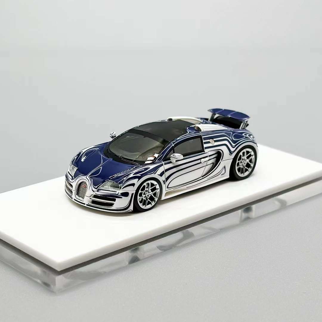 LJM 1:64 Bugatti Veyron Ceramic Dragon Limited Edition Resin car model Collect o