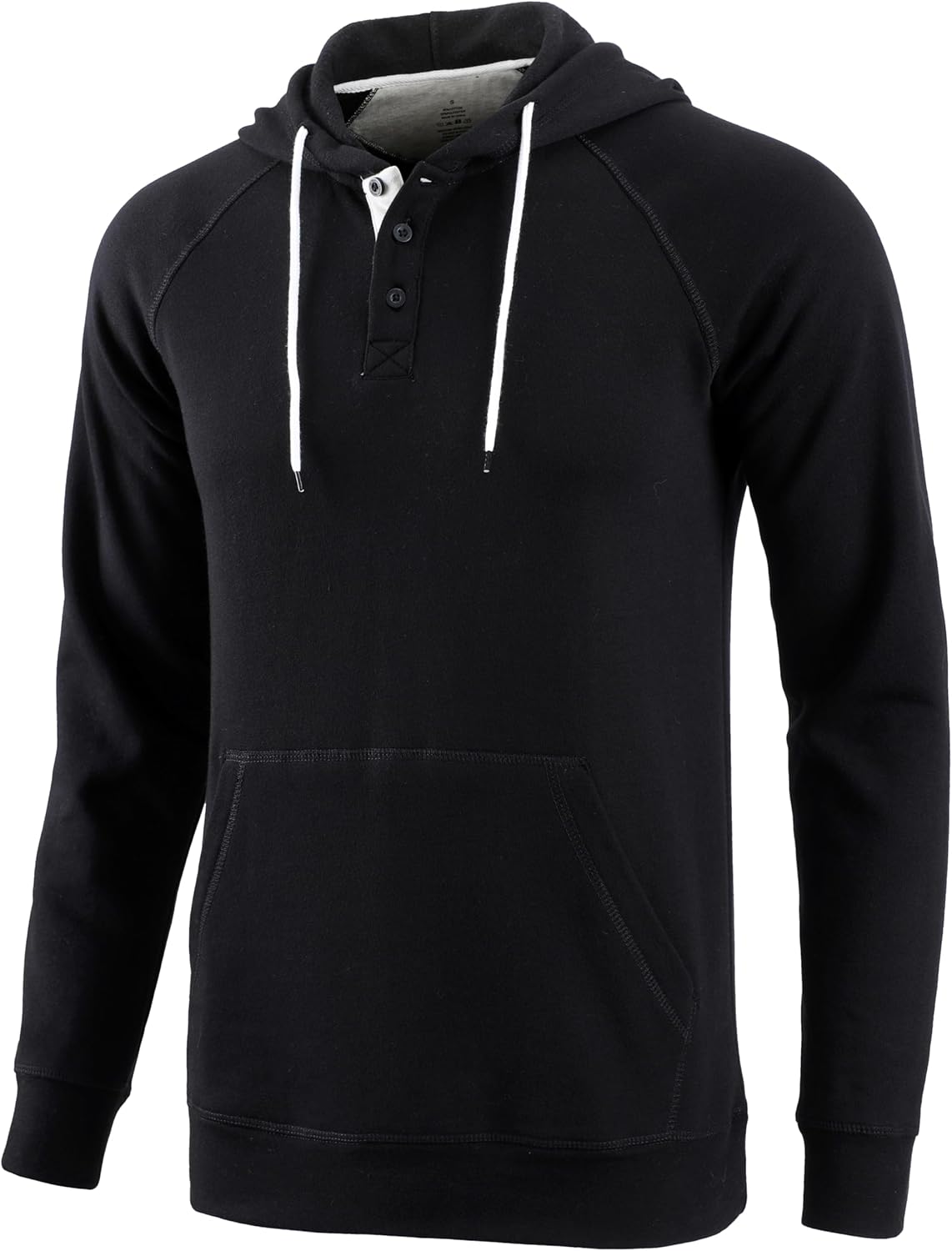 Mens Hoodies Casual Long Sleeve Pullover Sweatshirt Drawstring with Kanga Pocket - Picture 22 of 28