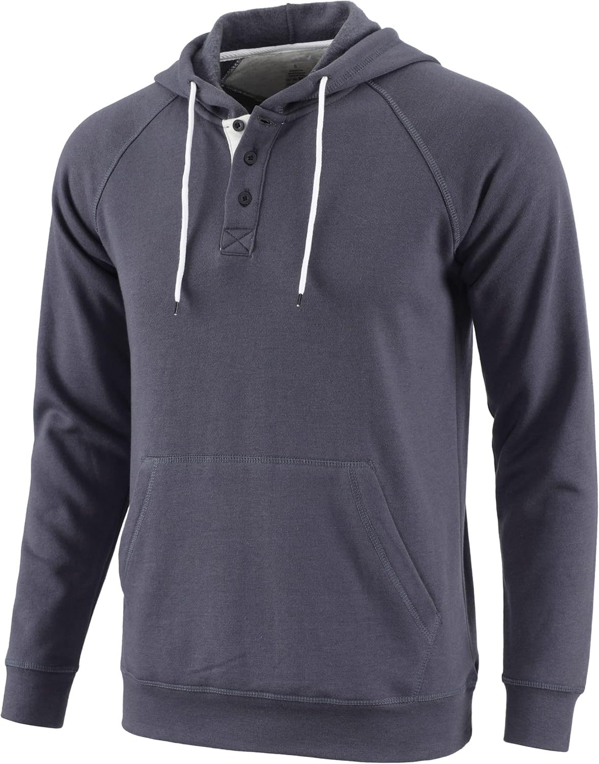 Mens Hoodies Casual Long Sleeve Pullover Sweatshirt Drawstring with Kanga Pocket - Picture 23 of 28