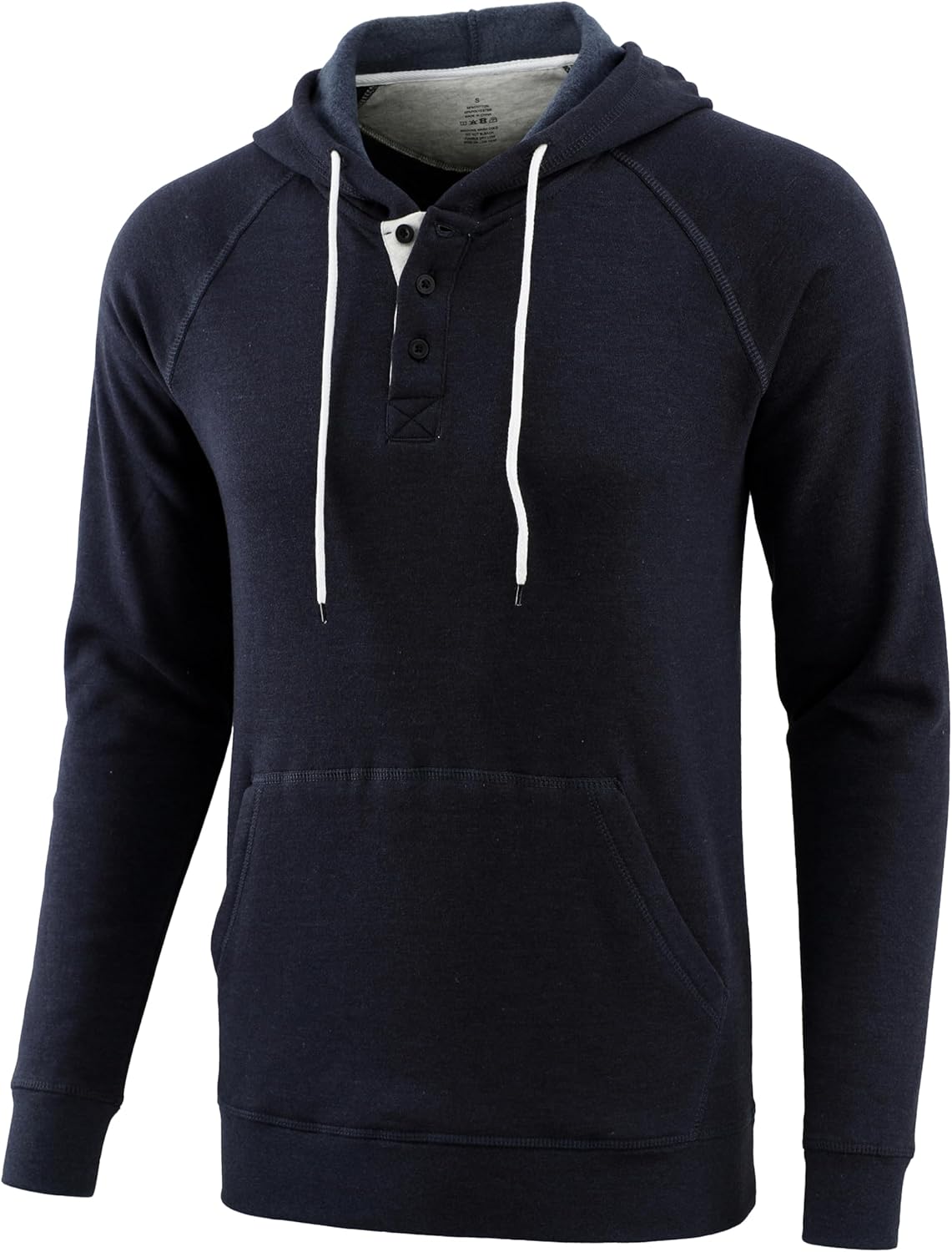 Mens Hoodies Casual Long Sleeve Pullover Sweatshirt Drawstring with Kanga Pocket - Picture 27 of 28