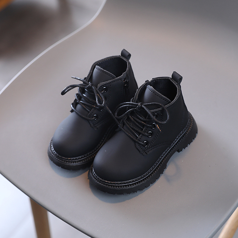 Kids Ankle Boots Boys Girls Winter Warm Snow Boots Chelsea Fur Lined Shoes Size - Picture 23 of 28