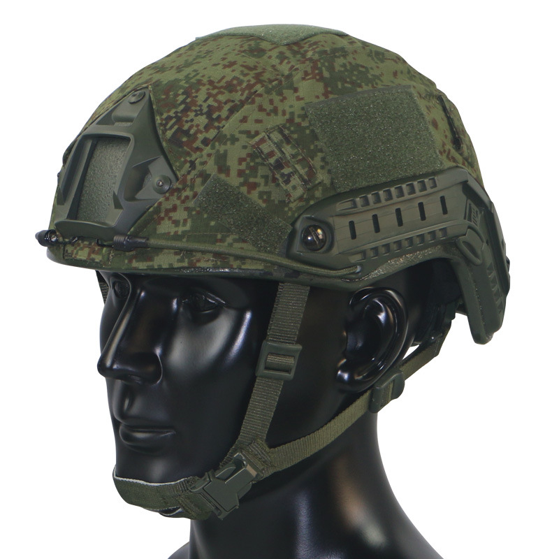 Casco táctico rápido camuflaje ruinas del Emr ruso cubierta tela - Imagen 11 de 15