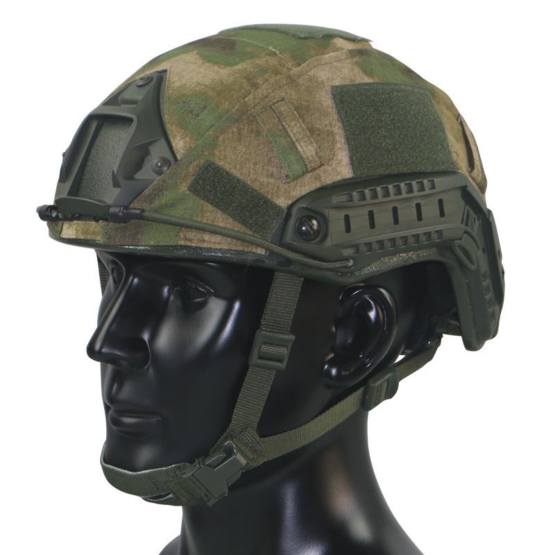 Casco táctico rápido camuflaje ruinas del Emr ruso cubierta tela - Imagen 12 de 15