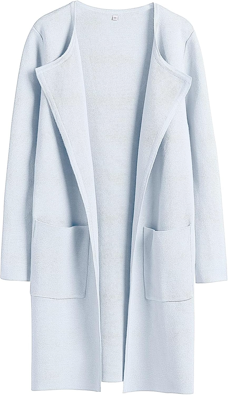 Women's Open Front Knit Lightweight Cardigan Coatigan Sweater Lady Jacket Coat - Picture 49 of 259