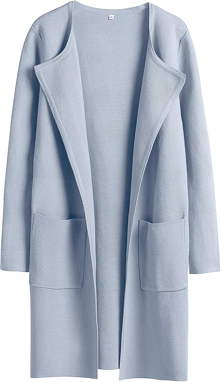 Women's Open Front Knit Lightweight Cardigan Coatigan Sweater Lady Jacket Coat - Picture 146 of 259