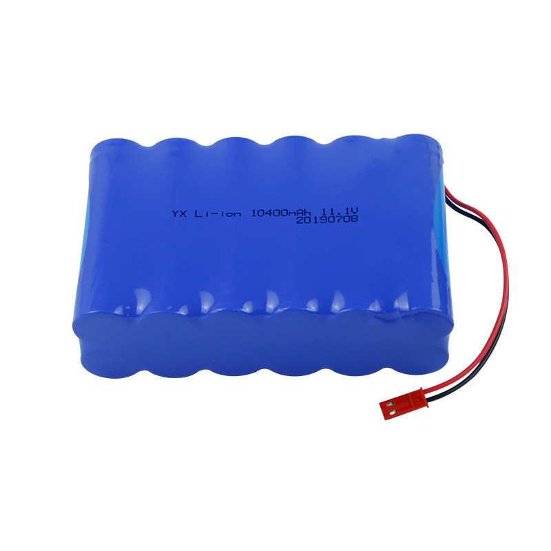 12800Mah 11.1V 3S4P Rechargeable Li-Lon battery LED JST2.54Male terminal cable - Picture 5 of 11