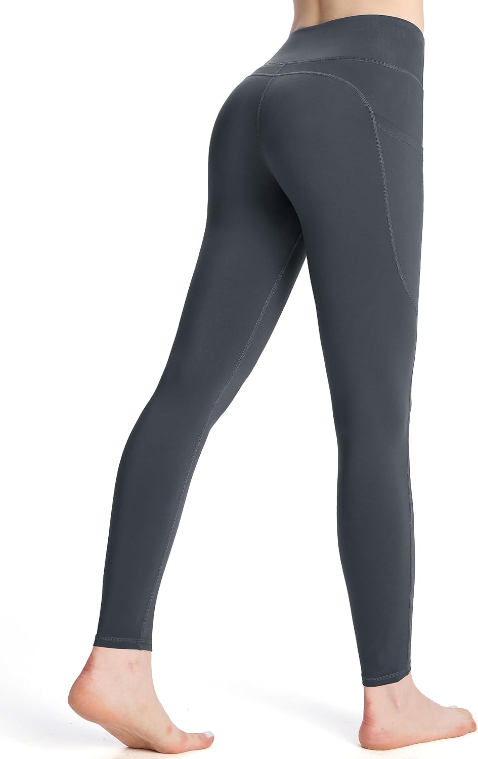 Women's 28"/31"/34" Fleece Lined Yoga Leggings High Waisted Pants with Pockets - Picture 44 of 51