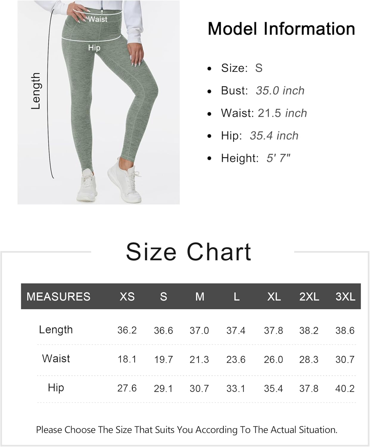 Women High Waist Drawstring Leggings Soft Tummy Control Yoga Pants with Pockets