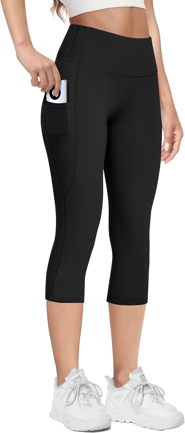 Leggings for Women with Pockets Yoga Pants Tummy Control Workout Gym Leggings