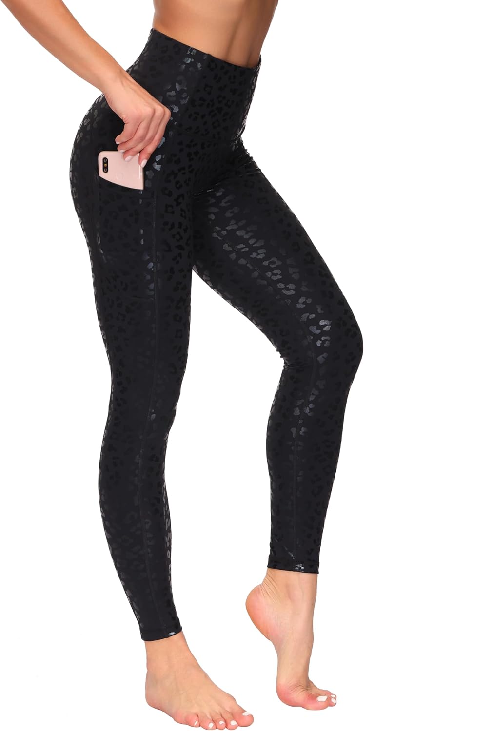Women's High Waist Yoga Pants Soft Athletic Workout Leggings with Deep Pockets - Picture 51 of 59