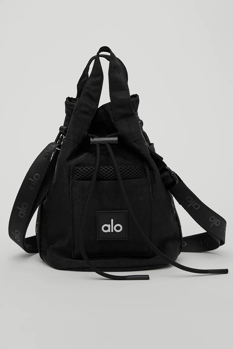 ALO YOGA Bucket Crossbody Bag Black Brown Small Portable Outdoor Sports Bags