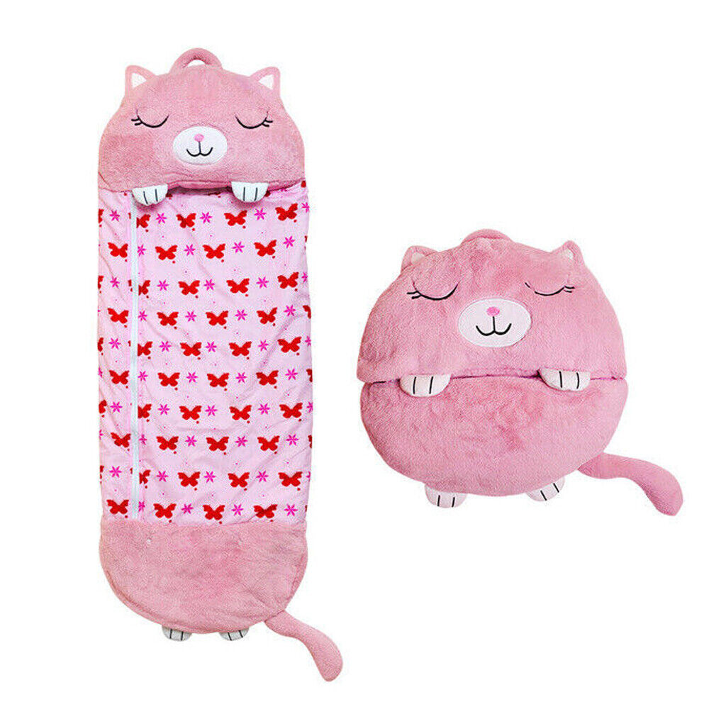 Sleeping Bag Happy Napping Napper Kid FUNNY Pillow Warm Camping Unicorn Gift NEW - Picture 25 of 29