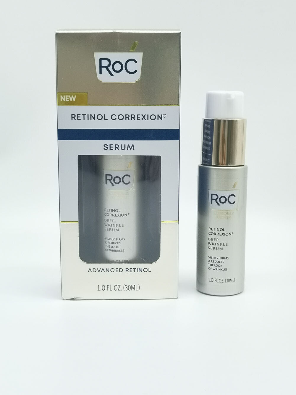 'RoC Retinol Correxion Deep Wrinkle Serum/Revive+Glow Daily Serum/Eye Cream NEW