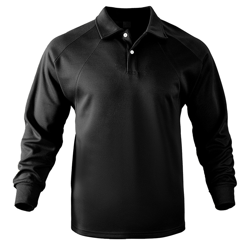 American Men's Hoodie Spring Autumn Lapel Loose Solid Casual Long Sleeve Shirts - Picture 17 of 21