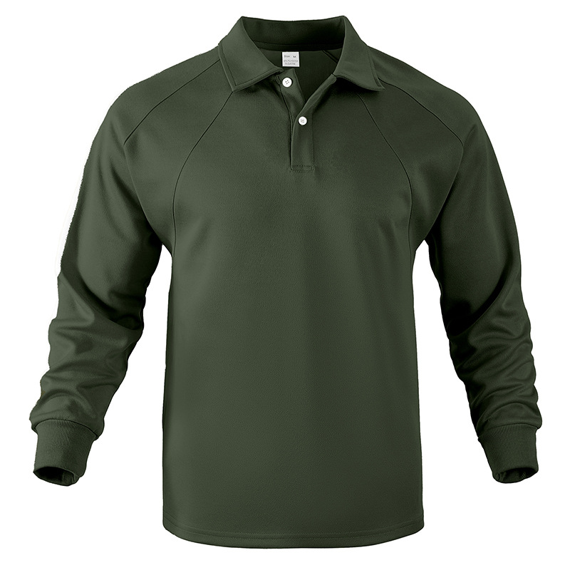 American Men's Hoodie Spring Autumn Lapel Loose Solid Casual Long Sleeve Shirts - Picture 20 of 21