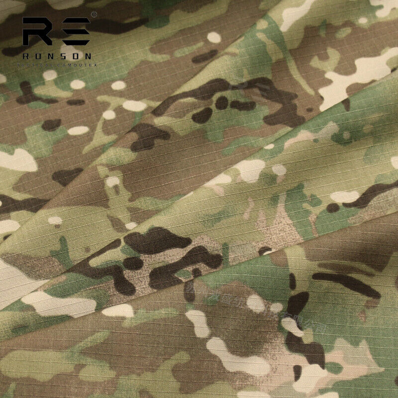 Camo Polyester Cotton Plaid Fabric All-Terrain Tactical Clothes Pants DIY - Picture 26 of 131