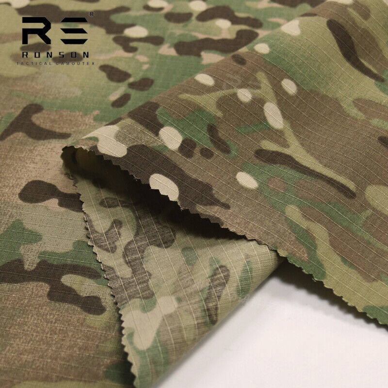 Camo Polyester Cotton Plaid Fabric All-Terrain Tactical Clothes Pants DIY - Picture 27 of 131