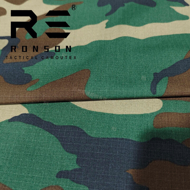 Camo Polyester Cotton Plaid Fabric All-Terrain Tactical Clothes Pants DIY - Picture 103 of 131