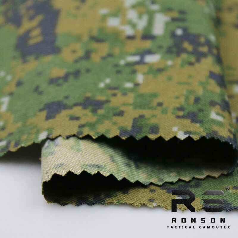 Camo Polyester Cotton Plaid Fabric All-Terrain Tactical Clothes Pants DIY - Picture 105 of 131