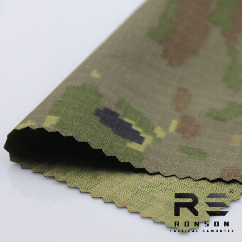 Camo Polyester Cotton Plaid Fabric All-Terrain Tactical Clothes Pants DIY - Picture 107 of 131