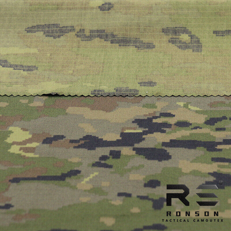 Camo Polyester Cotton Plaid Fabric All-Terrain Tactical Clothes Pants DIY - Picture 108 of 131