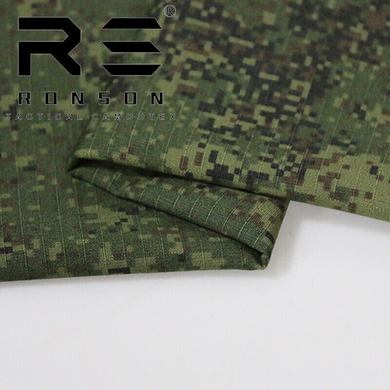 Camo Polyester Cotton Plaid Fabric All-Terrain Tactical Clothes Pants DIY - Picture 115 of 131