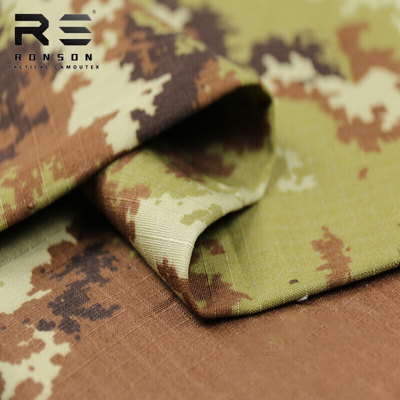 Camo Polyester Cotton Plaid Fabric All-Terrain Tactical Clothes Pants DIY - Picture 117 of 131