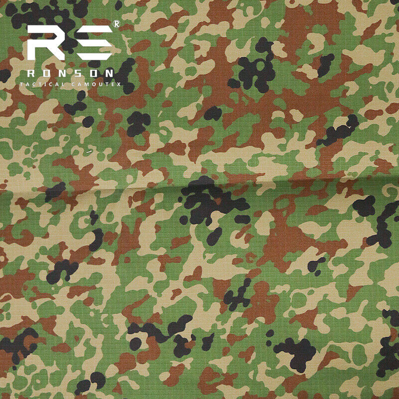Camo Polyester Cotton Plaid Fabric All-Terrain Tactical Clothes Pants DIY - Picture 129 of 131
