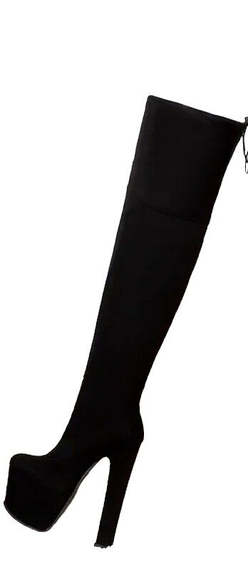 Sexy High Heel Boots Womens Overknee High Platform Boots GoGo Plus Size36-46 - Picture 16 of 16