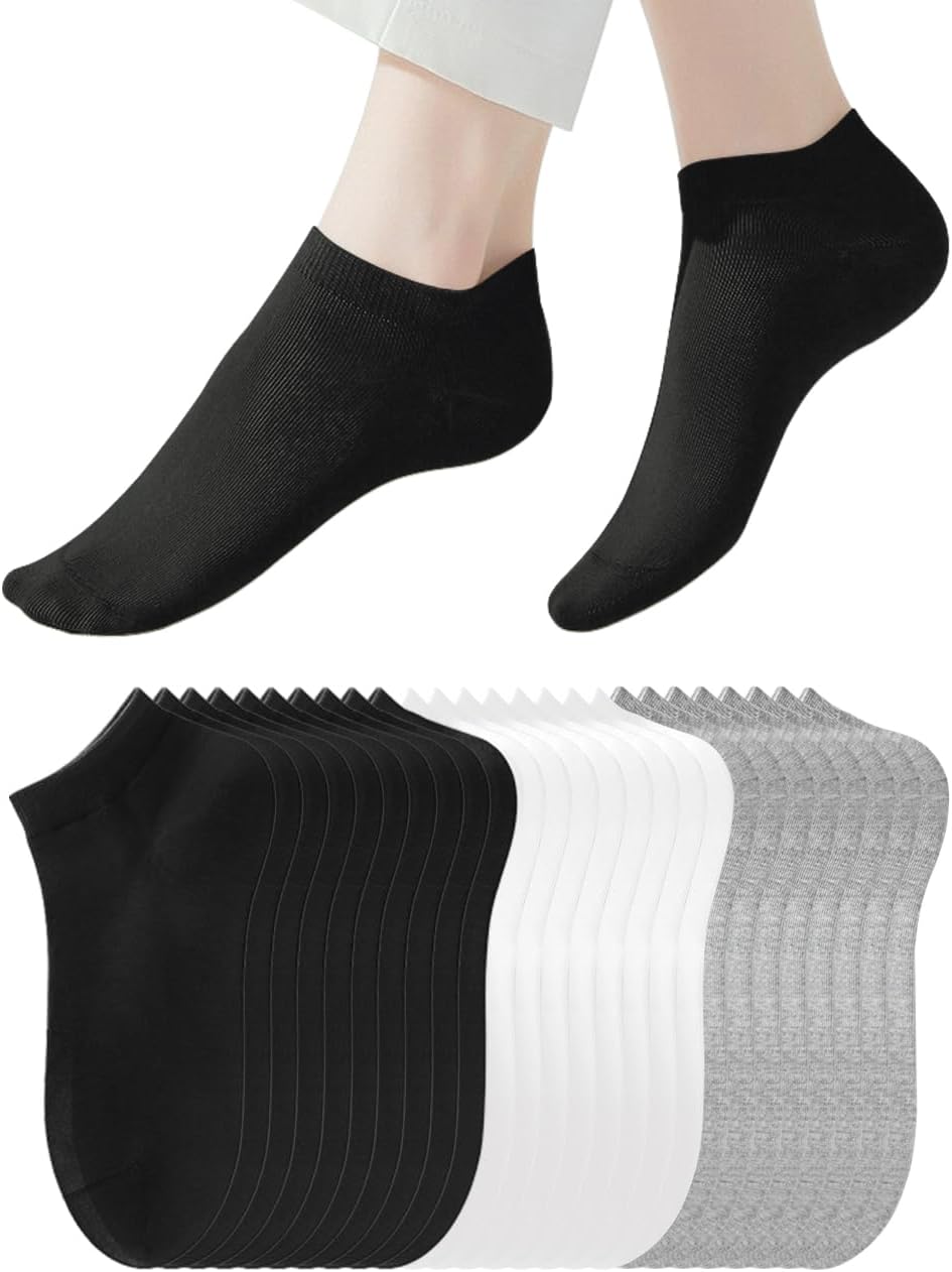 14 Pairs Thin Ankle Socks Running Low Cut Socks Short Athletic Pack of Socks - Picture 16 of 23