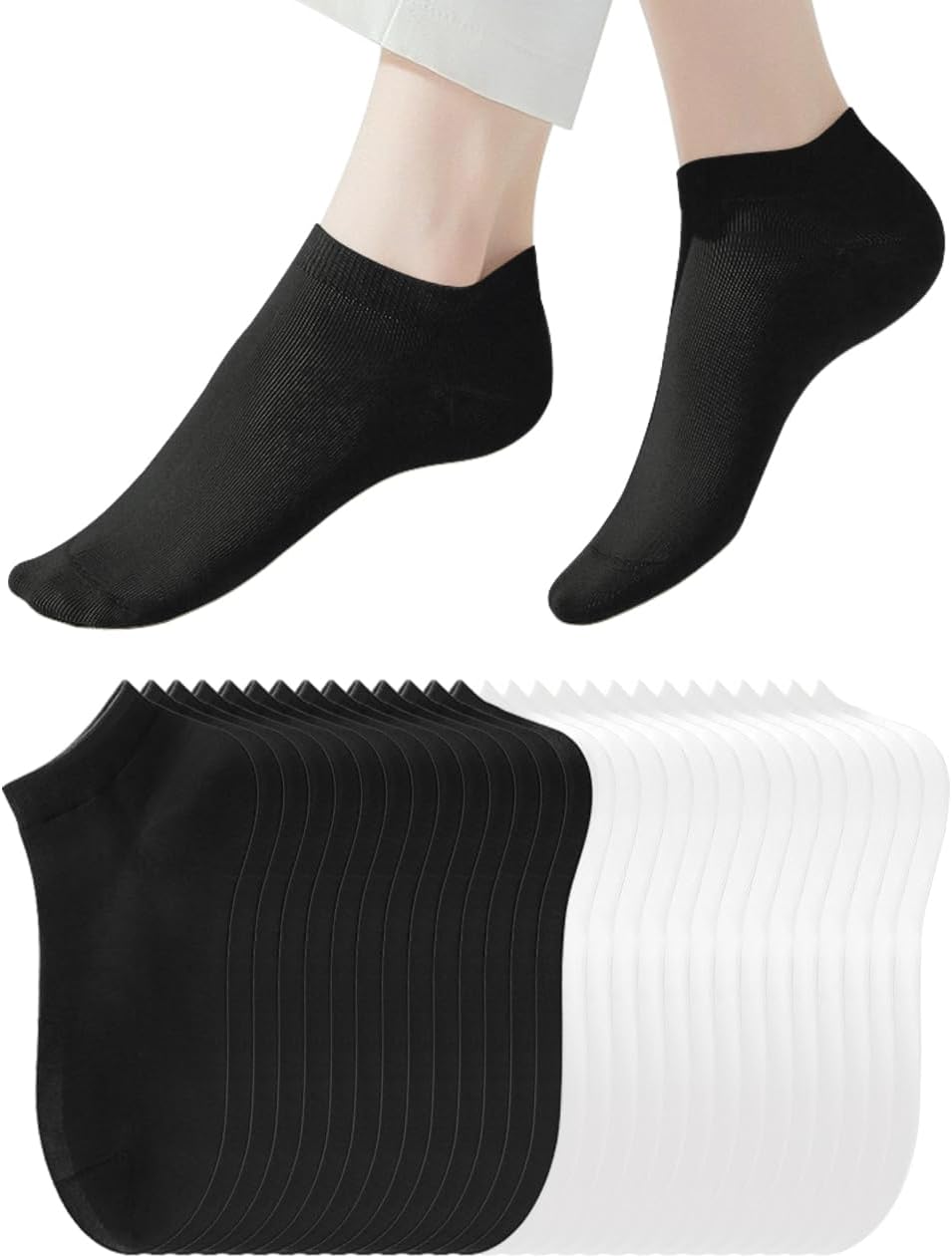 14 Pairs Thin Ankle Socks Running Low Cut Socks Short Athletic Pack of Socks - Picture 23 of 23