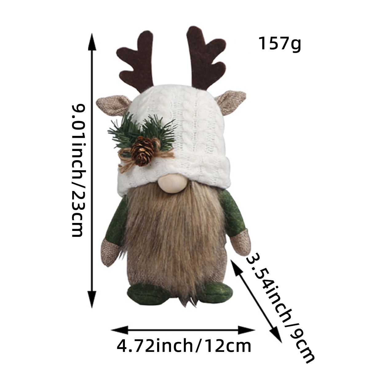 Christmas Plush Doll Gnome Xmas Dwarf Gonk Elf Home Decoration Ornament UK - Picture 7 of 8