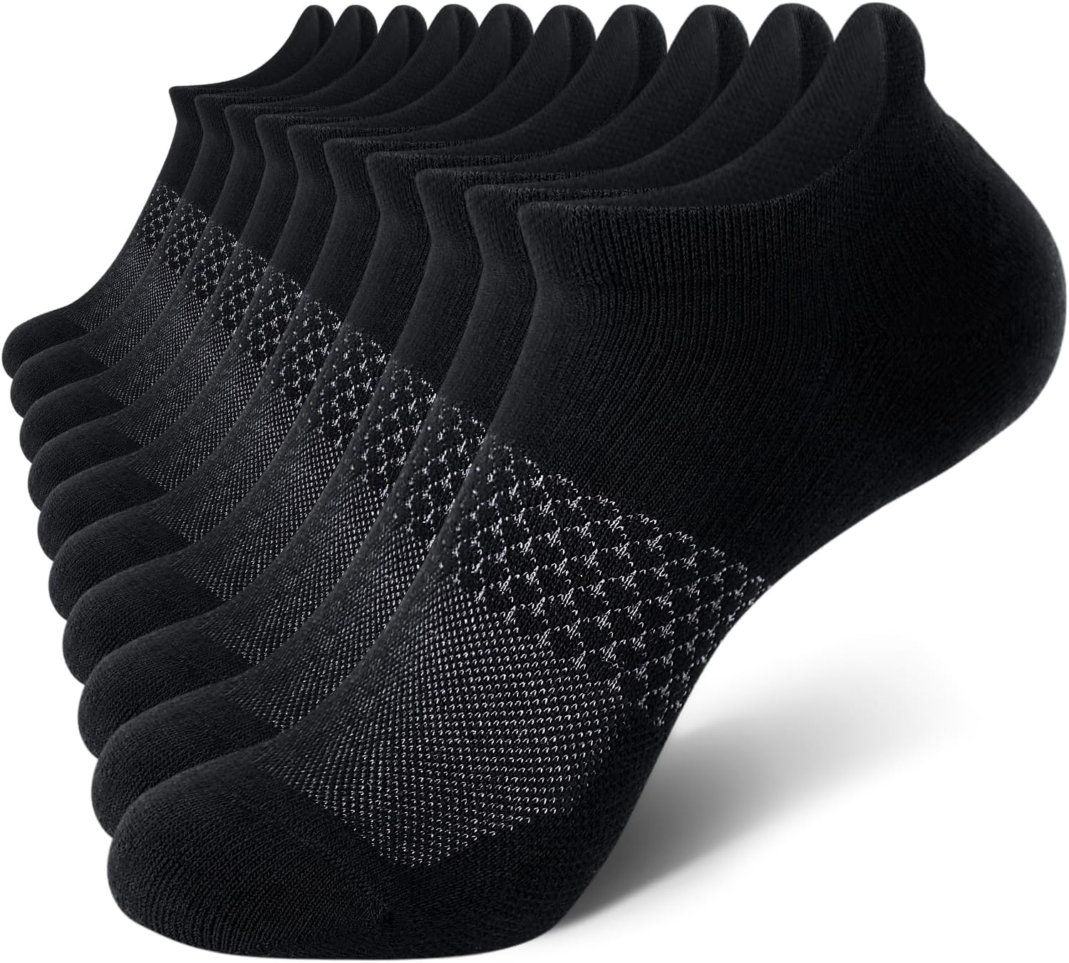 5 Pairs Women's Ankle Running Socks Cushioned Athletic Sport Socks with Tab - Picture 25 of 73