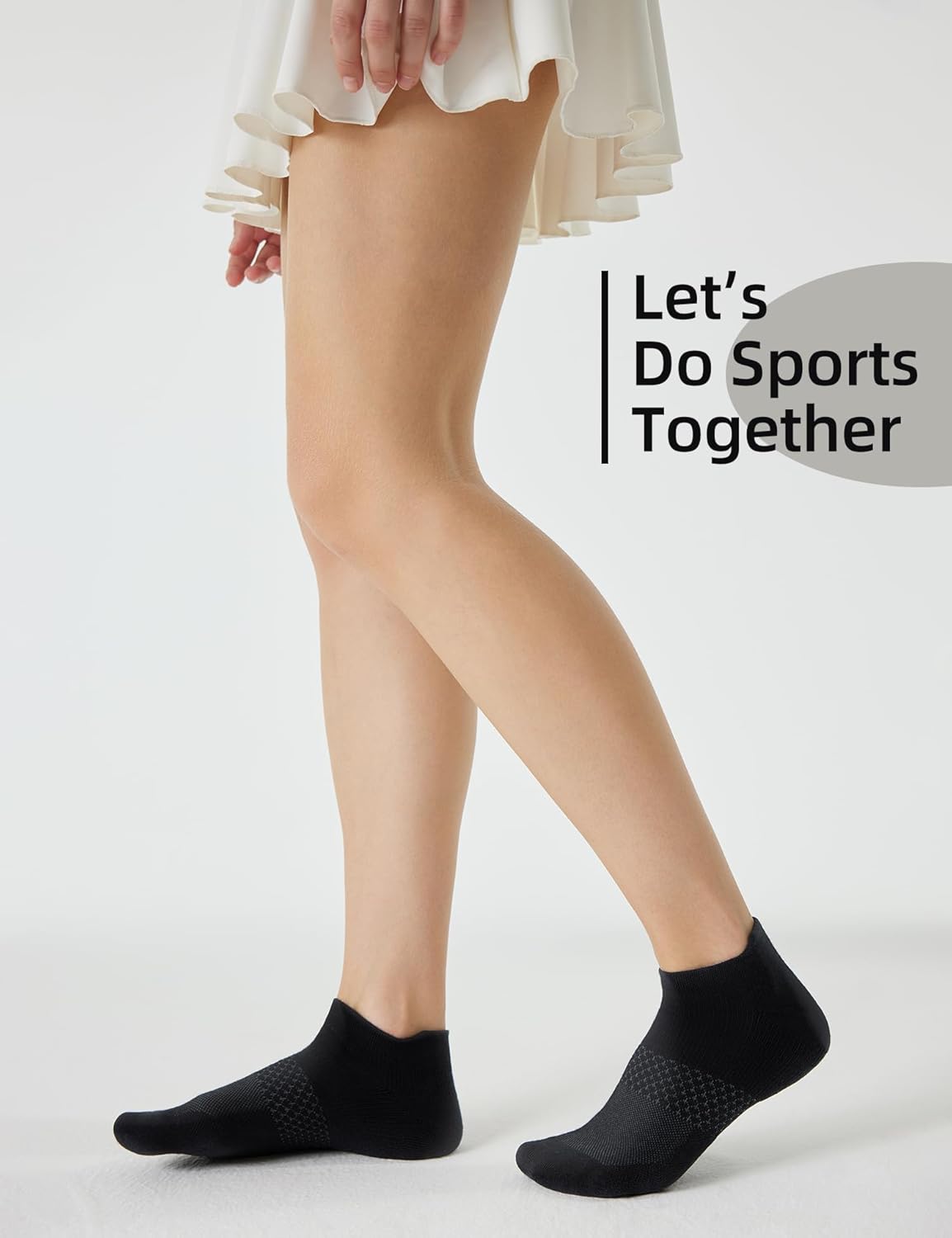 5 Pairs Women's Ankle Running Socks Cushioned Athletic Sport Socks with Tab - Picture 30 of 73