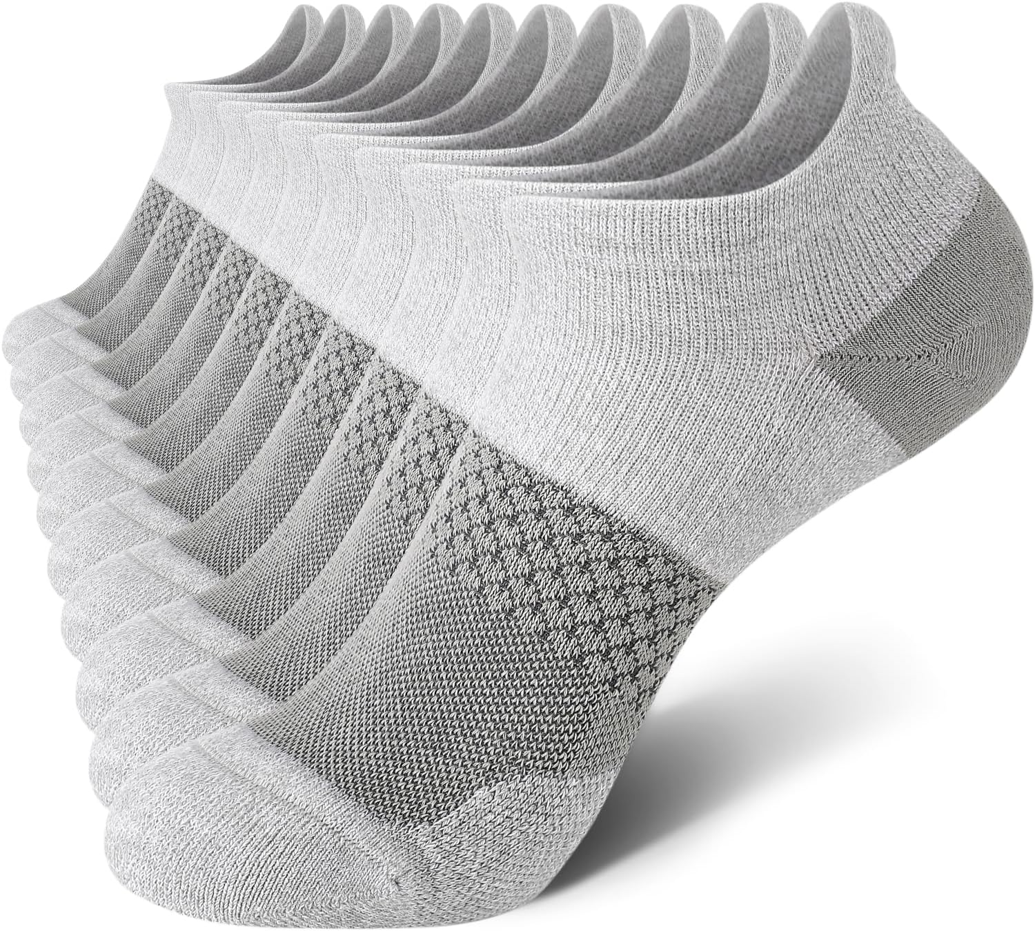 5 Pairs Women's Ankle Running Socks Cushioned Athletic Sport Socks with Tab - Picture 39 of 73