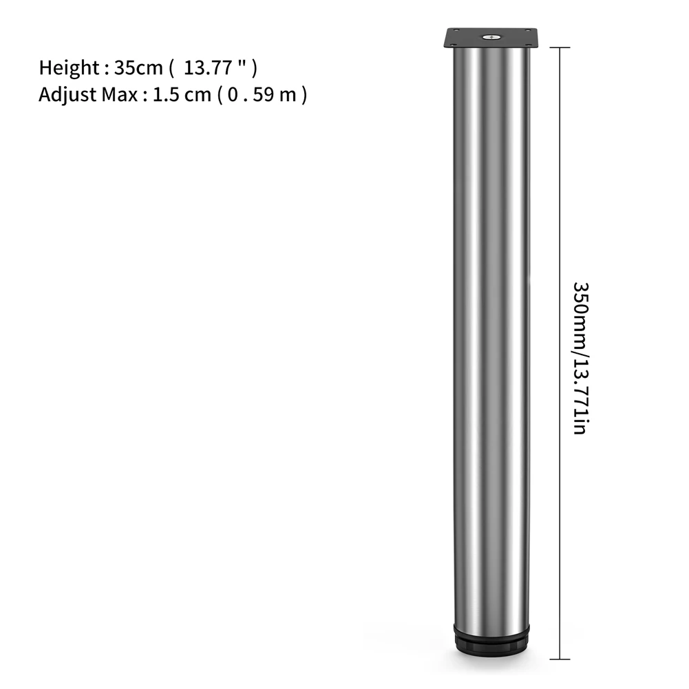 5-35CM Stainlesss Steel Furniture Foot Adjustable Hight Couch Foot Cabinet Feet