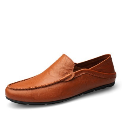 MENS FAUX LEATHER SLIP ON LOAFERS CASUAL DRIVING MOCCASIN BOAT DECK SHOES SIZE - Picture 9 of 9