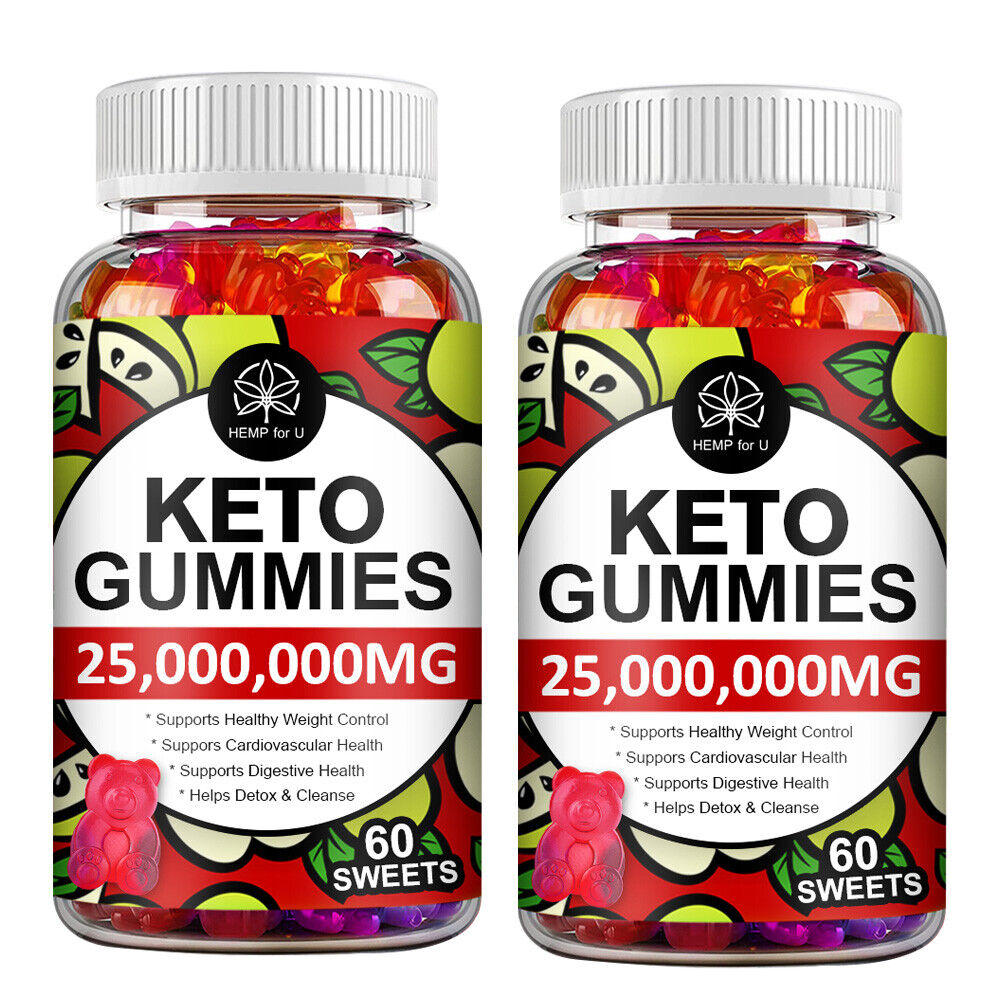 1/2/4x60 Keto Gummies Advanced Ketone Weight Loss Fat Burner Dietary Supplement - Picture 13 of 14