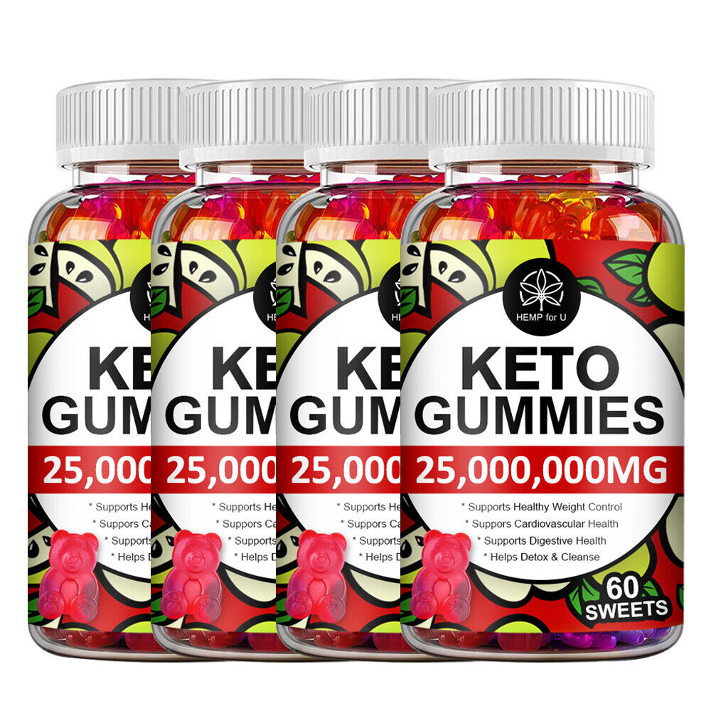1/2/4x60 Keto Gummies Advanced Ketone Weight Loss Fat Burner Dietary Supplement - Picture 14 of 14