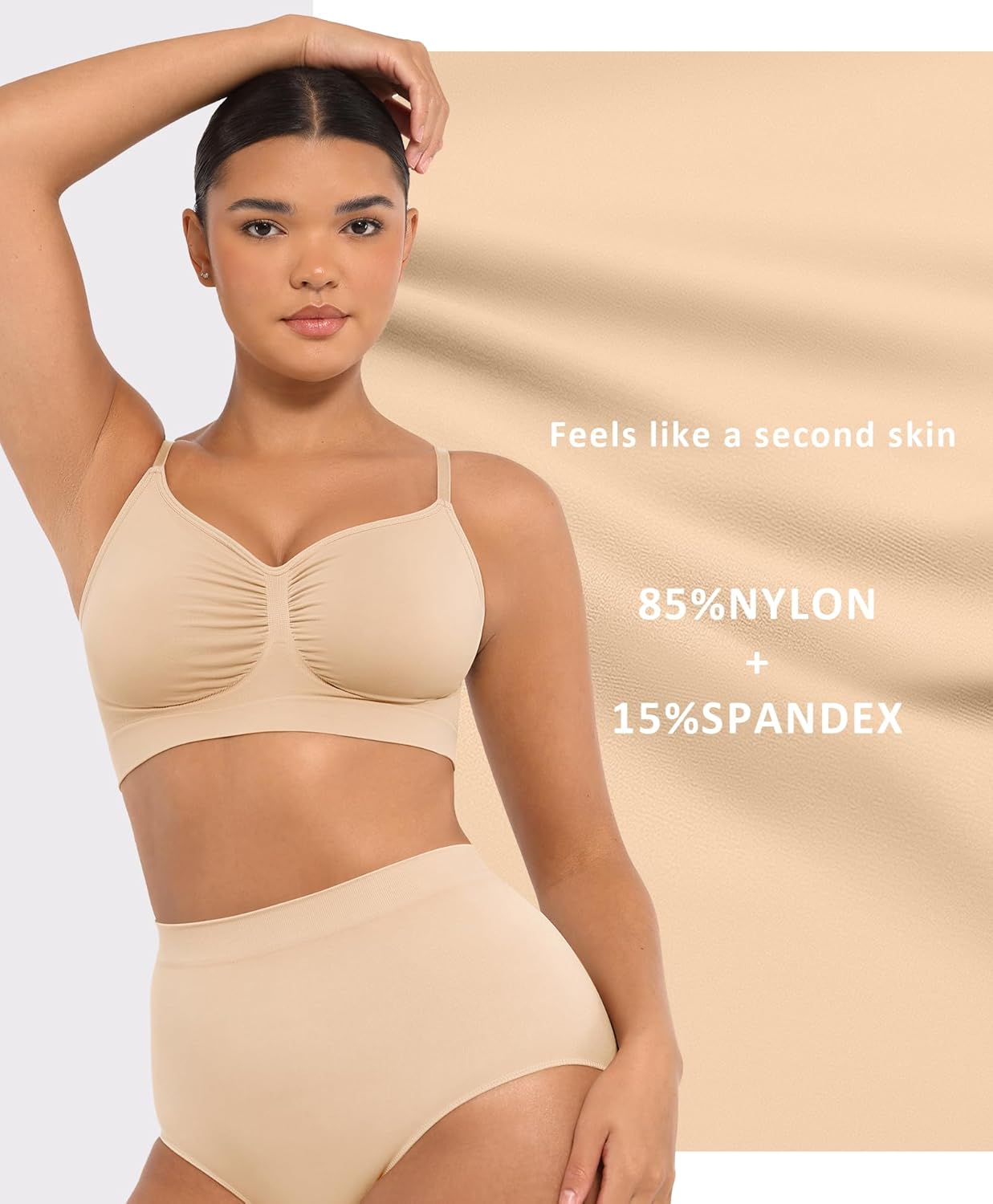 Bralettes for Women with Support Comfortable Bras No Underwire Seamless Bras - Picture 35 of 60