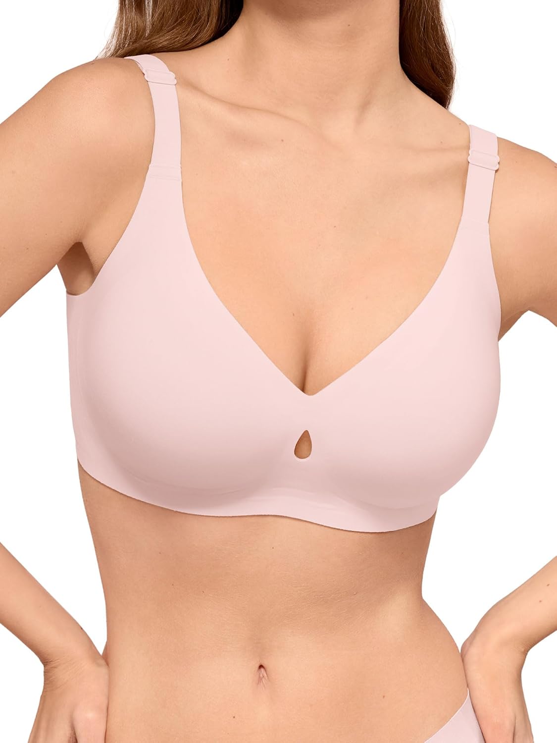 Women No Underwire Wireless Bras - Seamless Push Up Full Coverage Everyday Bra - Picture 25 of 27