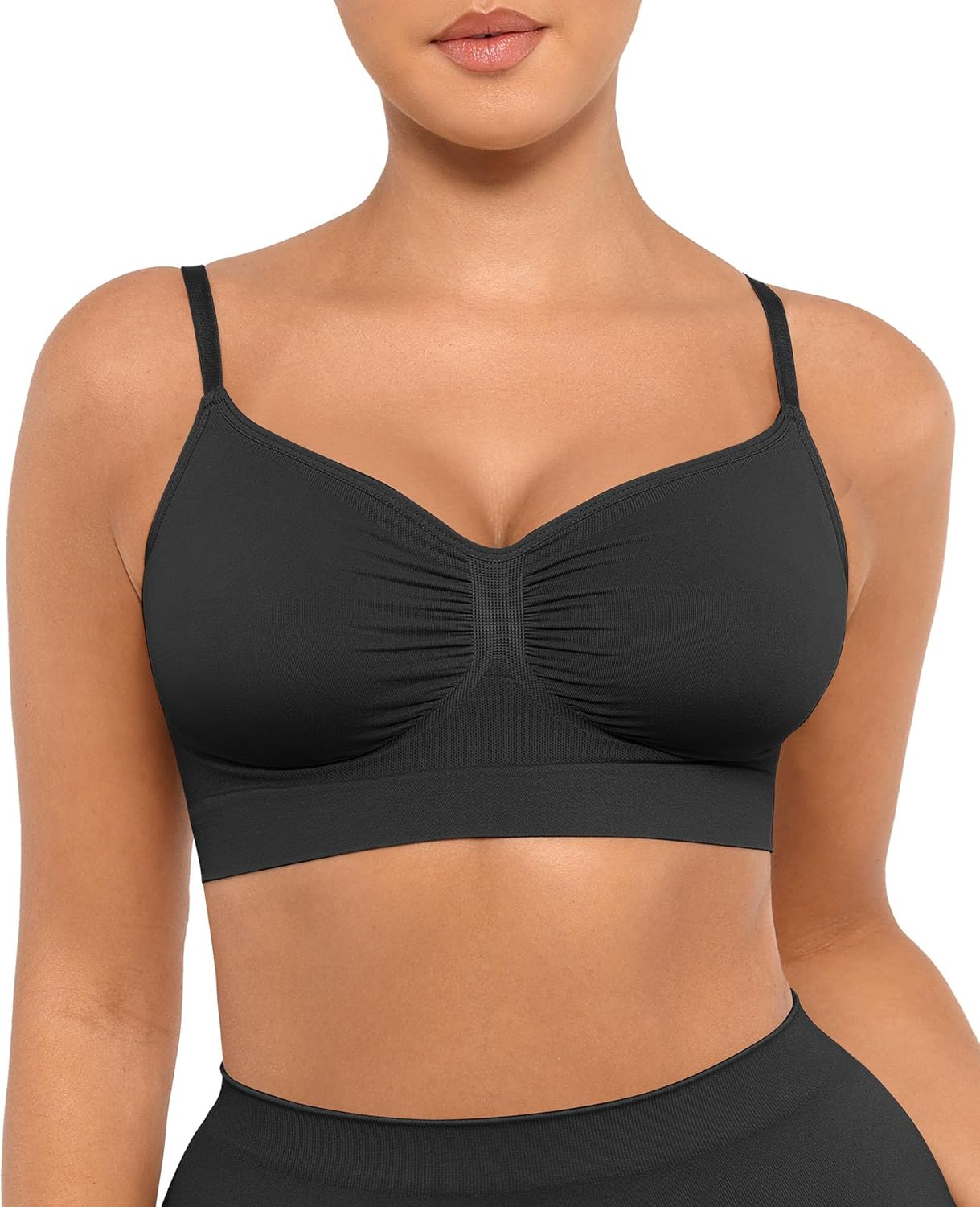 Bralettes for Women with Support Comfortable Bras No Underwire Seamless Bras - Picture 37 of 60