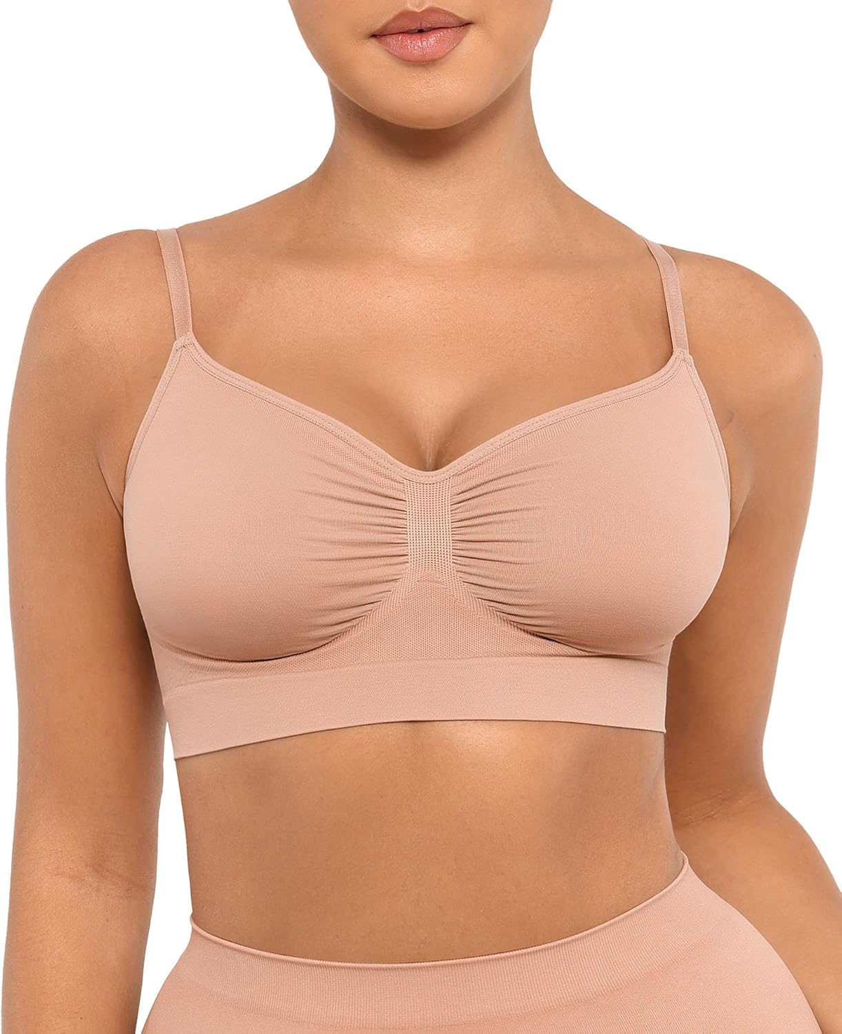 Bralettes for Women with Support Comfortable Bras No Underwire Seamless Bras - Picture 43 of 60