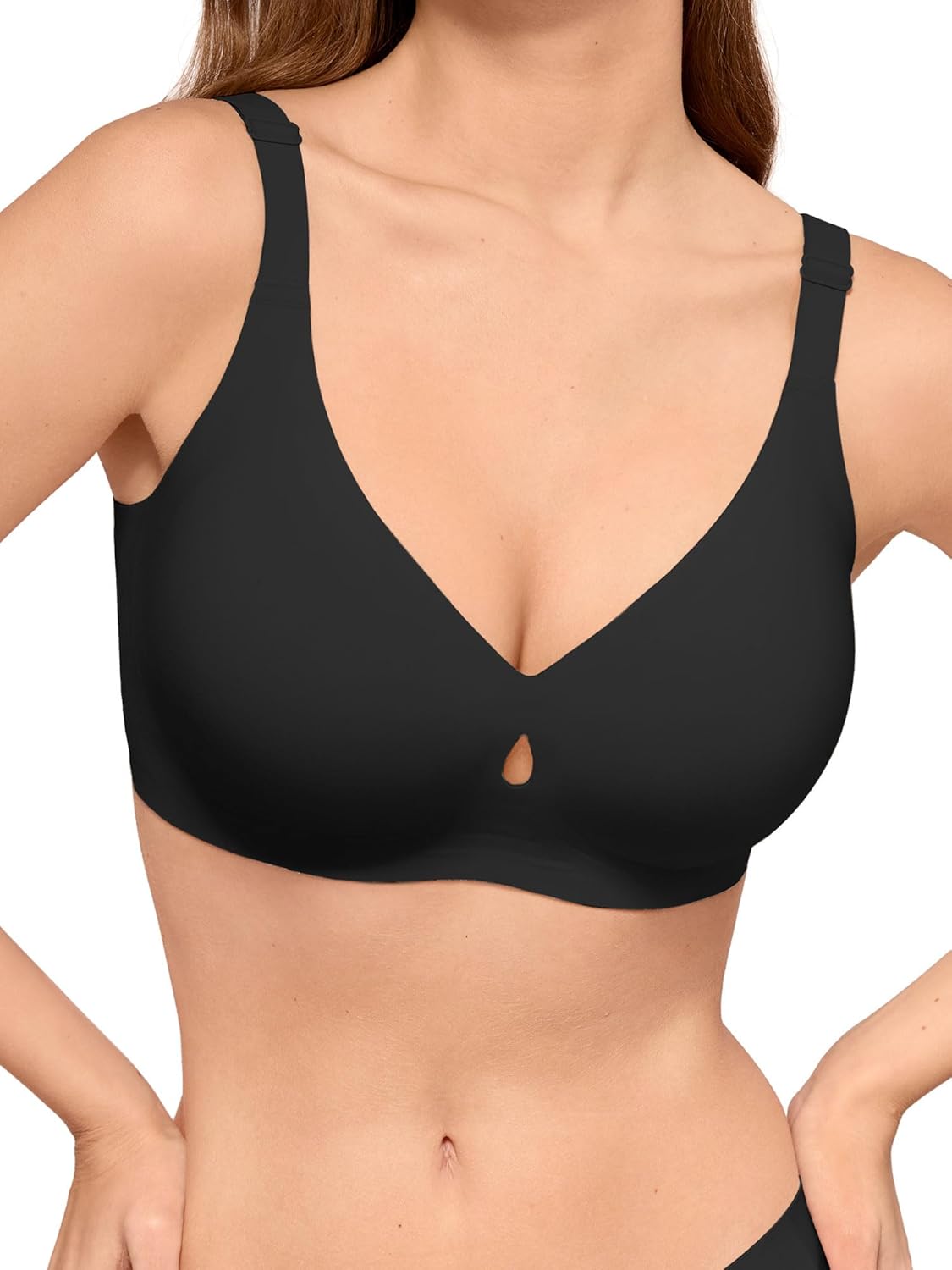 Women No Underwire Wireless Bras - Seamless Push Up Full Coverage Everyday Bra - Picture 27 of 27