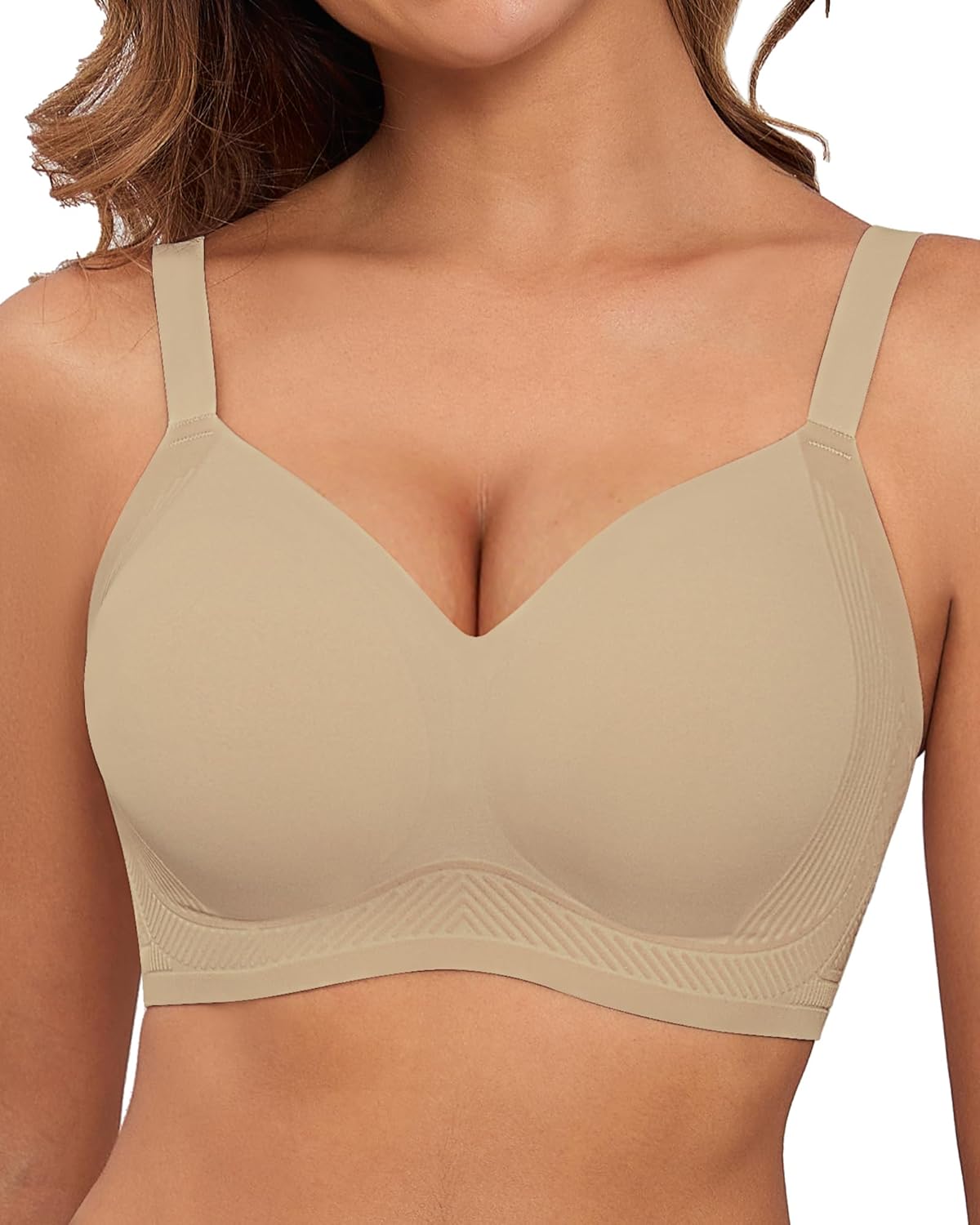 Full Coverage Push Up Bras for Women with Support and Lift No Underwire Bra - Picture 37 of 48