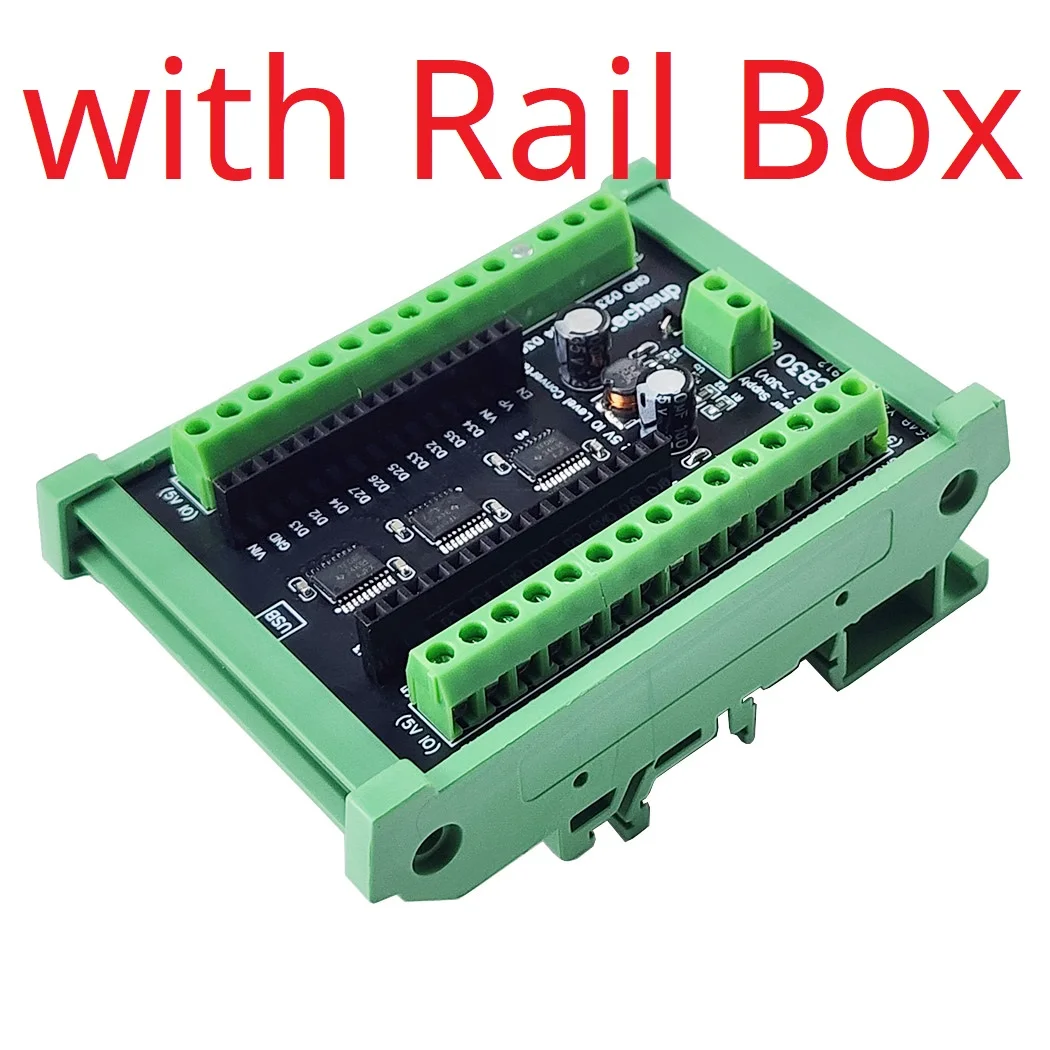 Convertidor de nivel ESP32 3,3 V a 5 V bidireccional DIO LvTTL TTL expansión de riel DIN - Imagen 9 de 9
